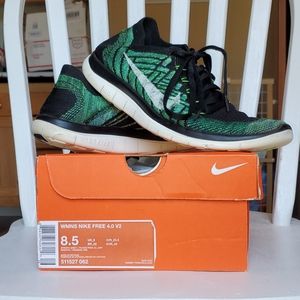 Nike Free 4.0 v2 Flyknit Running Shoes 8.5